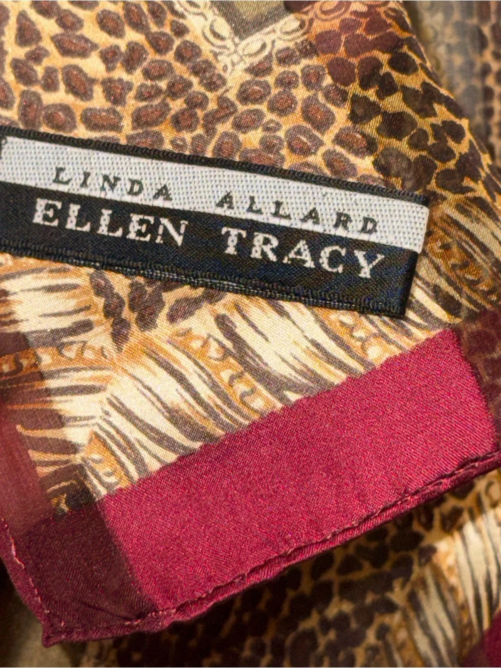 Ellen Tracy rich burgundy